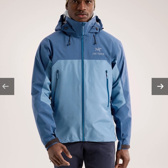 Arc'teryx Men's Beta AR Jacket in Stone Wash/Dark Stone Wash - Picture 3 of 10